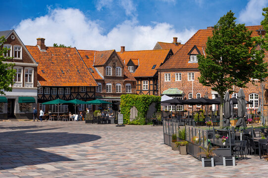 Ribe, &auml;lteste Stadt D&auml;nemarks, Stadtansicht