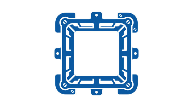 CPU Processor Socket Vector Illustration