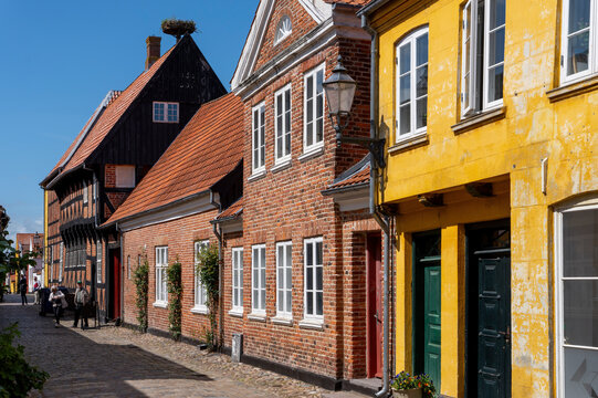 Ribe, &auml;lteste Stadt D&auml;nemarks, Stadtansicht