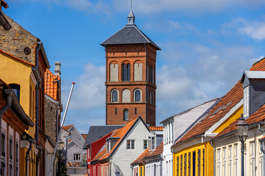Ribe, &auml;lteste Stadt D&auml;nemarks, Stadtansicht