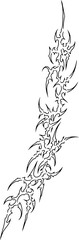 Obraz premium tribal cybersigilism tattoo