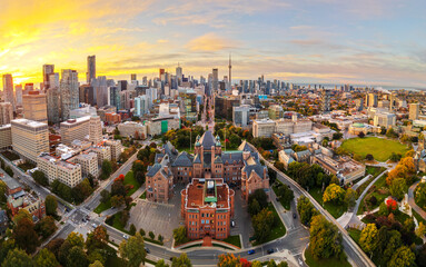 Obraz premium Toronto, Ontario, Canada at Golden Hour