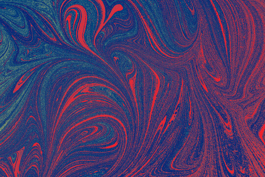 Abstract  Ebru Marbling Texture Background