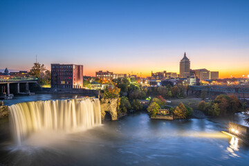 Fototapeta premium Rochester, New York, USA Downtown Skylne