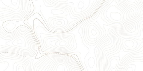 Topographic map background geographic line map with elevation assignments.Rendering abstract illustration. © NAZMA