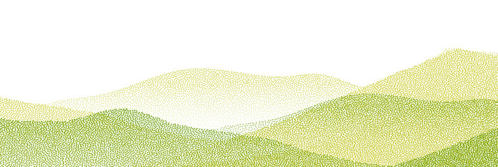Fototapeta premium Abstract aerial farmland pattern with green agricultural landscape.