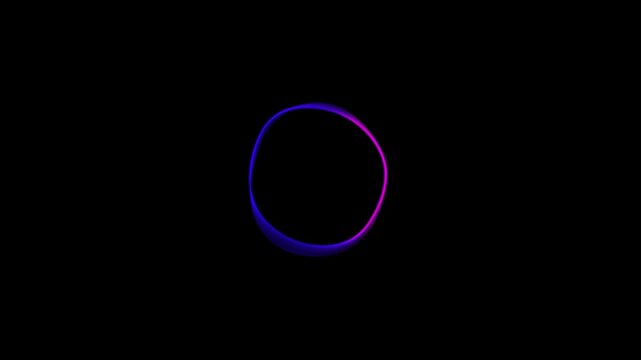 Colorful gradient abstract circle pattern modern animated background. 