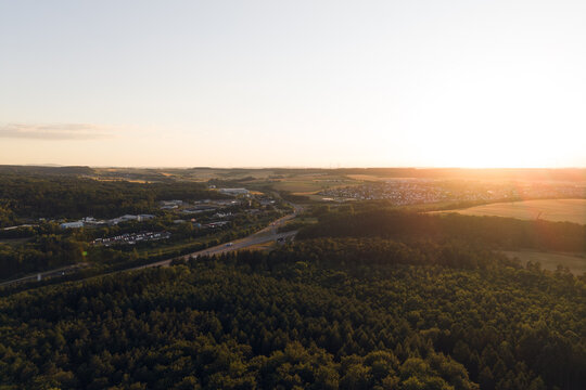 Dreieck Rheinb&ouml;llen, Autobahn 61 und Bundesstra&szlig;e 50