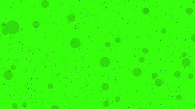 Bright green abstract bubble background