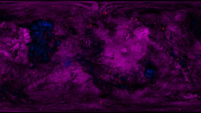 Abstract purple galaxy map background with glowing stars