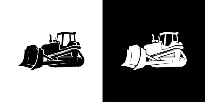 Bulldozer Silhouette