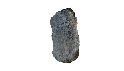 Gray Rock Isolated on White Background © MD. GOLAM_RABBANI