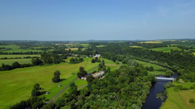 Panoramic view of the Boyne Valley  