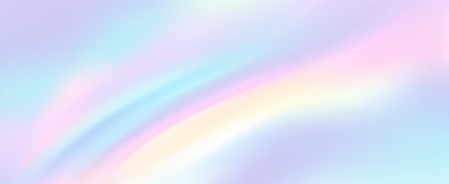 Luxury hologram wave backdrop with neon multicolor fluid effect.