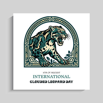 International Clouded Leopard Day Social Media Instagram Post