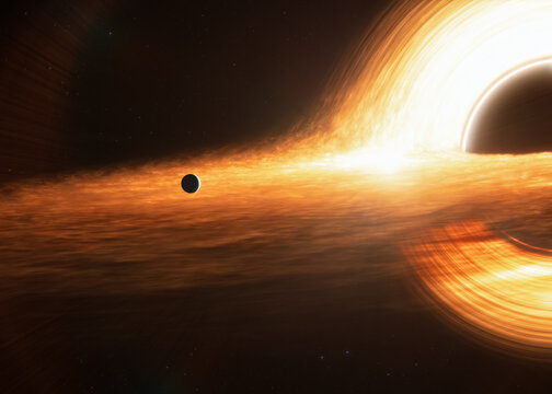 Black hole with accretion disk