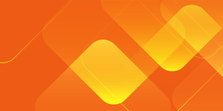 Abstract orange and yellow geometric polygon shapes background. 3d creative design for cover, booklet, graphic design, background, web design, poster, banner, book, slideshow