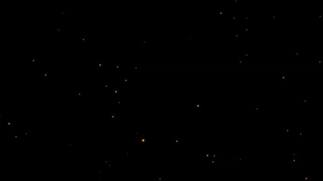 Light effect gold glitter abstract firework glamour confetti background effect