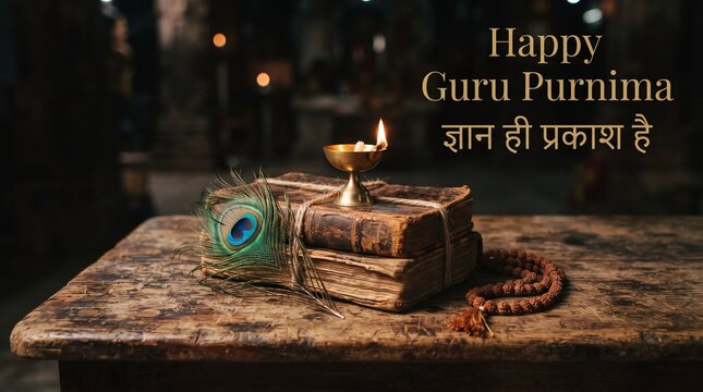 A sacred day honoring gurus and teachers, symbolizing wisdom, knowledge, and gratitude in the spiritual and educational journey.