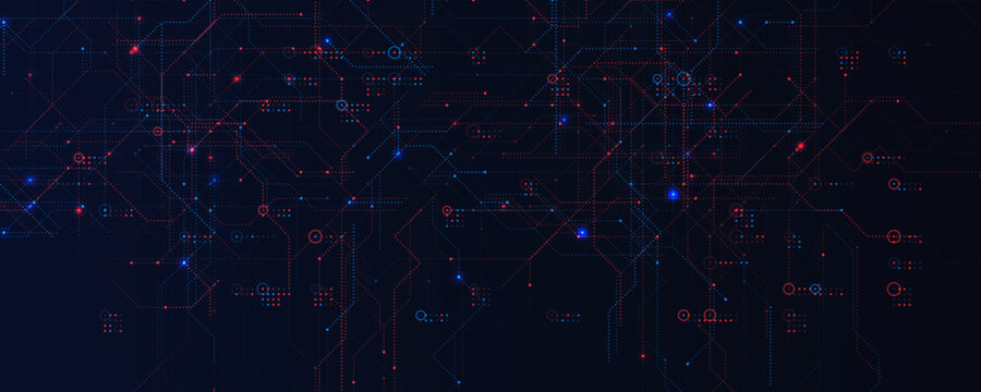 Hacker Attack Cyber Security Digital Data Breach Computer Fraud Red Code Cyberattack Screen Alert. Malware Internet Crime Cybersecurity Software Technology System Network Protection. Vector Concept