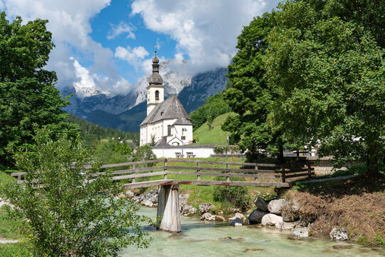 Kirche St. Sebastian in Ramsau im Berchtesgadener Land	