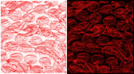 Red gradient fish scales pattern, seamless texture, aquatic background, gradient effect © Helal