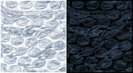 Fish scales, blue illustrations, seamless patterns, dark and light backgrounds, texture designs © Helal
