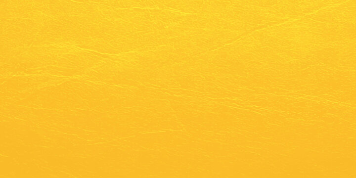 Bright yellow textured paper background with subtle wrinkles and elegant parchment leather look for design layout