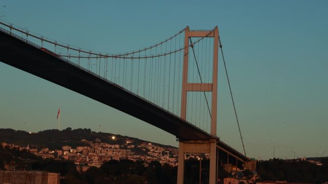 Galata Bridge in Istanbul, Turkey