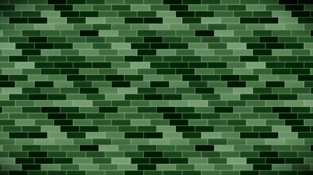 Vibrant abstract custom tile pattern, a compelling 3D motion graphics video background designed as a seamless loop.