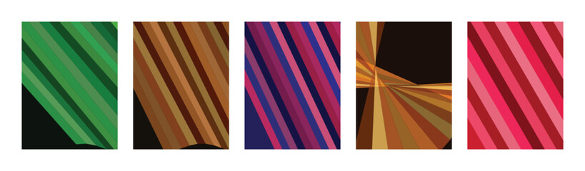 Fototapeta premium Geometric patterns, colorful stripes, diagonal lines, abstract backgrounds