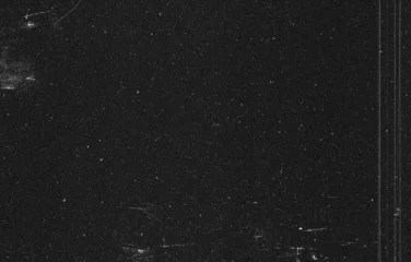 Fotobehang Retro Film Grain Texture Overlay, Dusty Black Grunge Background with Scratches for Retro Photographic Aesthetic Design  © dileepa