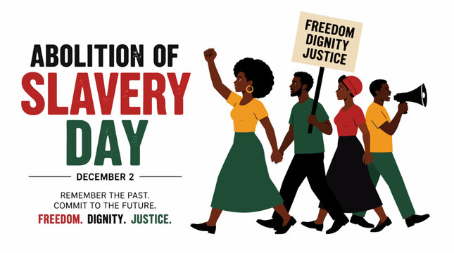 Abolition Of Slavery Day Protest