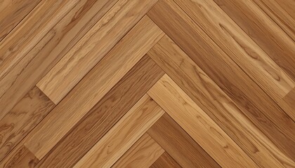 Fototapeta premium Herringbone wood flooring texture, natural oak parquet background, classic timber floor pattern for interior design and architectural visualization