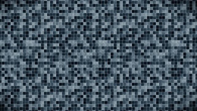 Dynamic abstract 3D tile pattern video background, a flowing seamless loop for modern digital content.