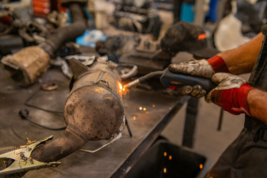 Removing Diesel Particulate Filter