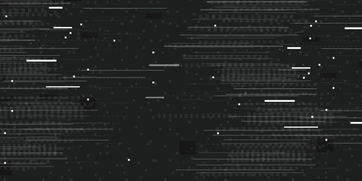 Abstract Glitch Texture Background &ndash; CRT Noise, Static Screen & Digital Distortion Overlay Vector Background