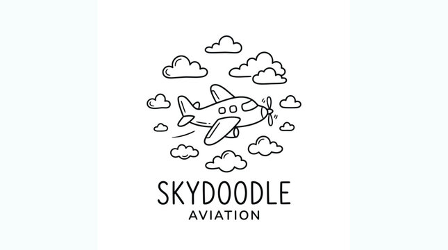 Airplane flying through the clouds fast.