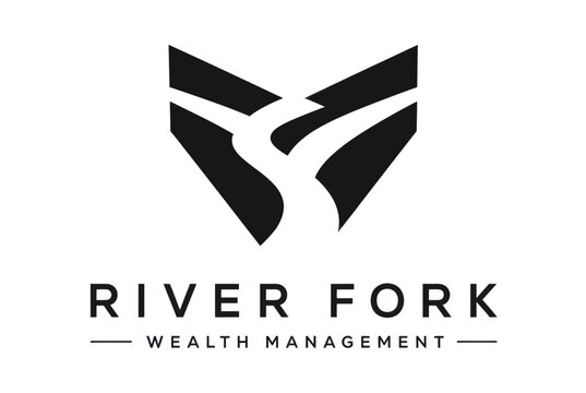 River Fork Wealth Management logo with flowing path icon.