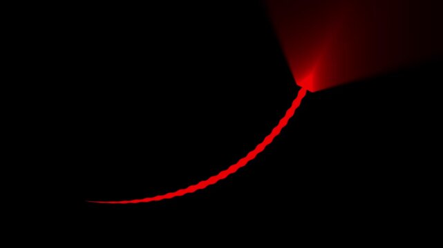Glowing business light Arrow animation. Business line arrow, improvement, business strategy, Abstract business growth and start up business concept. success business graph and increasing graph. 