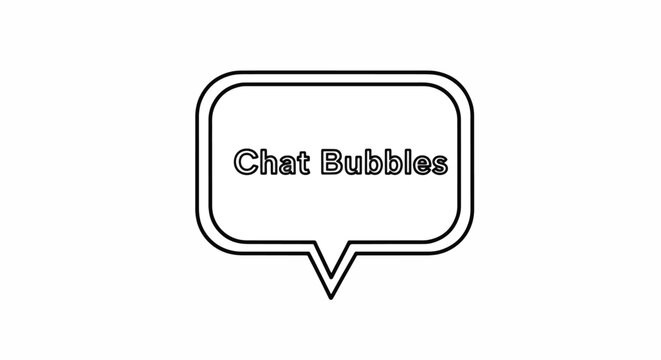 Chest bubbles icon with drop shadow design.
