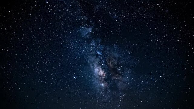 Brilliant starry sky cosmic background image, brilliant galactic starry sky background
