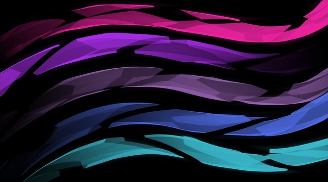 Fondo negro con l&iacute;neas de colores.