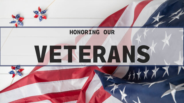 Honoring our Veterans, memorial, veterans' day American holidays background.