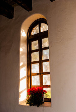 Sunlight Through Interior Window at Mission San Francisco de la Espada, San Antonio Missions National Historical Park, San Antonio, TX