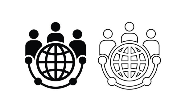 Global-Network-Community-Icon-Set-with-Globe-and-People-Connection-Glyph-and-Outline-Vector-SymbolsGlobal-Network-Community-Icon-Set-with-Globe-and-People-Connection-Glyph-and-Outline-Vector-Symbols