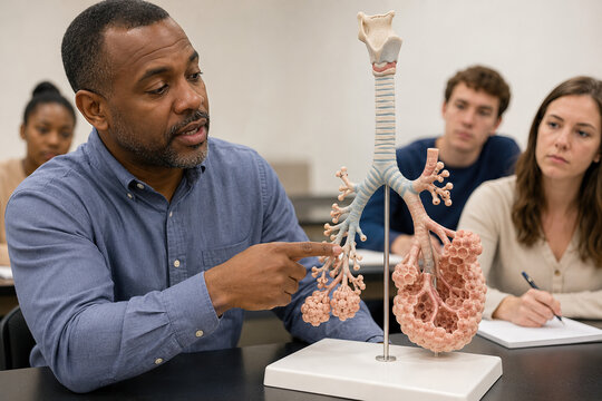Conducting and Respiratory Zone Model in Classroom