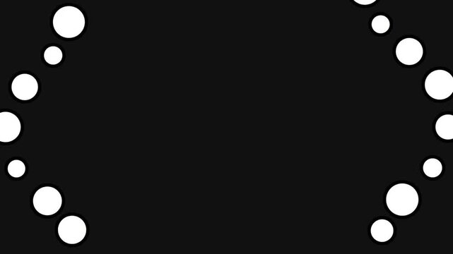 Cartoon style orange explosion animation on a black background.