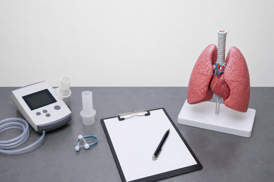 Spirometry Lab Station with Lung Model