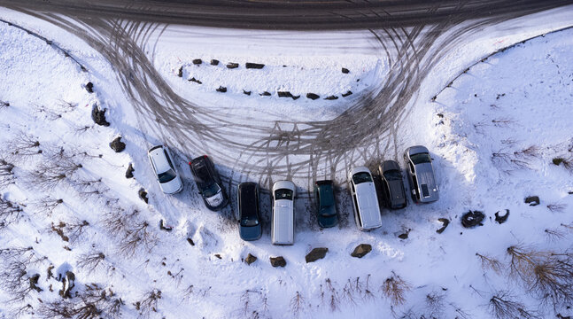 Parkplatz auf den Lofoten